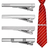 DESIGNICE Pcs Ties Clips Tie Pin Clips Necktie Pinch Clasp For Men Tie Clips For Wedding And Banquet Necktie Bar Pinch Clip For Regular Ties