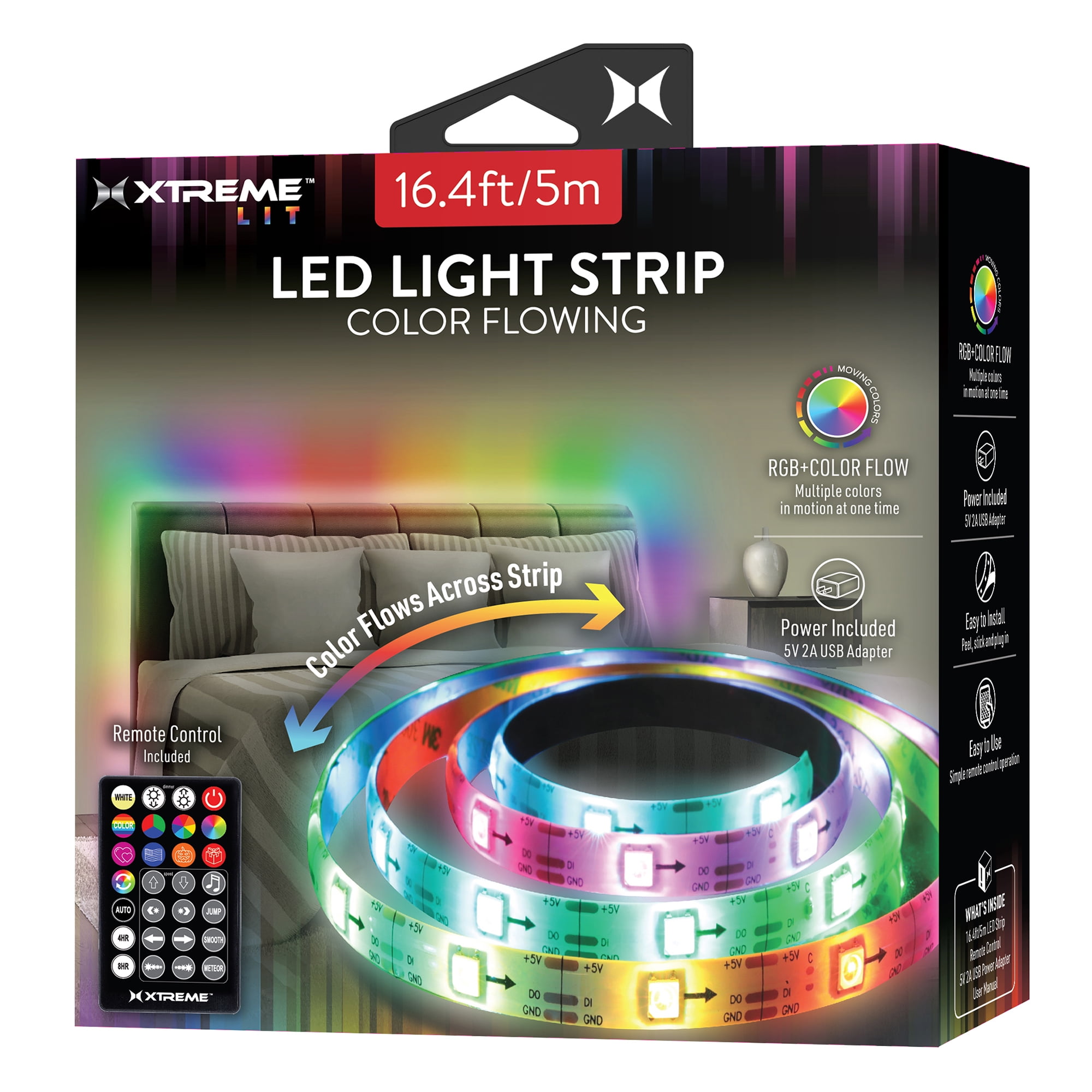 Tira Led Usb Control Remoto 16 Colores con Ofertas en Carrefour