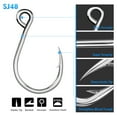 thumbnail image 4 of 20 PCS Anzuelo de pesca Anzuelo de púas de acero de alto carbono Anzuelo extra fuerte para pesca de PROBEROS Gancho, 4 of 6