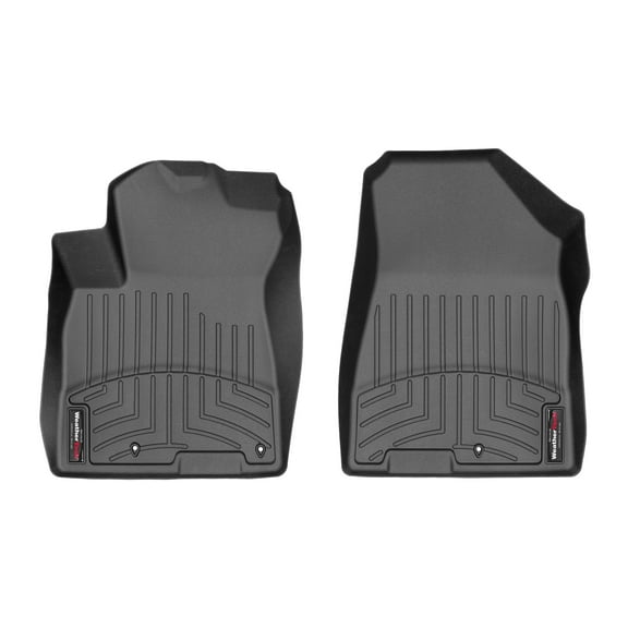 WeatherTech Custom Fit FloorLiners compatible with Kia Niro, Niro Plug-In Hybrid - 1st Row (Driver & Passenger), Black