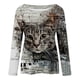 thumbnail image 4 of Ichuanyi Liquidación Fashion Women Impresión casual Redonda de manga larga Camiseta suelta Tops de blusa ICHUANYI WER202308240746, 4 of 5