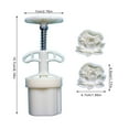 thumbnail image 5 of Flower Pattern Mooncakes Maker Food Safe Materials Easy Press Mould For Baking And Dessert Decorating, 5 of 7