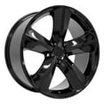 thumbnail image 3 of OE Wheels DG05 20 Inch Rim Fits Challenger SRT Style 5x115 20x9 Gloss Black - Hollander 2357 (1), 3 of 5