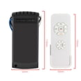 thumbnail image 2 of Ventilador de techo universal Lámpara Kit de control remoto Interruptor de control inalámbrico de sincronización Receptor transmisor de velocidad del viento ajustado Speravity  JJ23903-00, 2 of 6