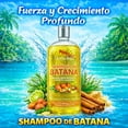 thumbnail image 2 of Batana Shampoo 33.8 fl oz (1 Liter) with Real Batana, Rosemary & Cinnamon, Strengthening & Shine Shampoo All Hair Types., 2 of 6