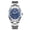 AD2518 blue, variant on Men's 36mm Diver's Stainless Steel Wristwatch, 100m Waterproof, Japanese Quartz Movement, Luminous Blue Dial