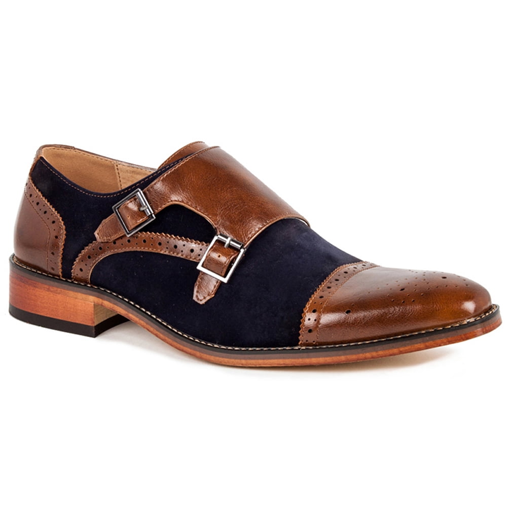 Gino Vitale Gino Vitale Men�s Double Monk Strap TwoTone