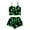 Green-5q87M, variant on JFOPQVSM Women Sexy Sleeveless Tank Top Shorts 2 PC Halloween Print Pajama Set Halloween Dress-Up Outfit