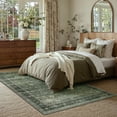 thumbnail image 3 of PureCozy 5'x7' Area Rugs for Living Room Bedroom Kitchen Traditional Vintage Oriental Washable Non Slip Dorm Office Dining Room Green Rugs Carpets, Green, 3 of 6