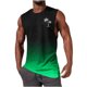 thumbnail image 1 of Hombres Moda Casual sin Mangas Gradación Impresión Suéter Cuello Redondo Tanque Deportivo, 1 of 4