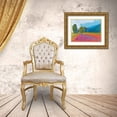 thumbnail image 3 of Singerman, Jessica 24x19 Gold Ornate Wood Framed with Double Matting Museum Art Print Titled - Trailhead At The Farm, 3 of 4