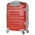 thumbnail image 2 of Olympia Denmark 21" Expandable Carry On Spinner Luggage Suitcase, Wine, 2 of 8