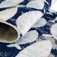 thumbnail image 5 of Rugs.com Ariel Collection Rug – 4 Ft Round Blue Medium Rug Perfect For Kitchens, Dining Rooms, 5 of 8
