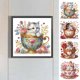 thumbnail image 4 of Kit Con Forma Especial Parcial 5D DIY Gato 30x30cm Azul, 4 of 6