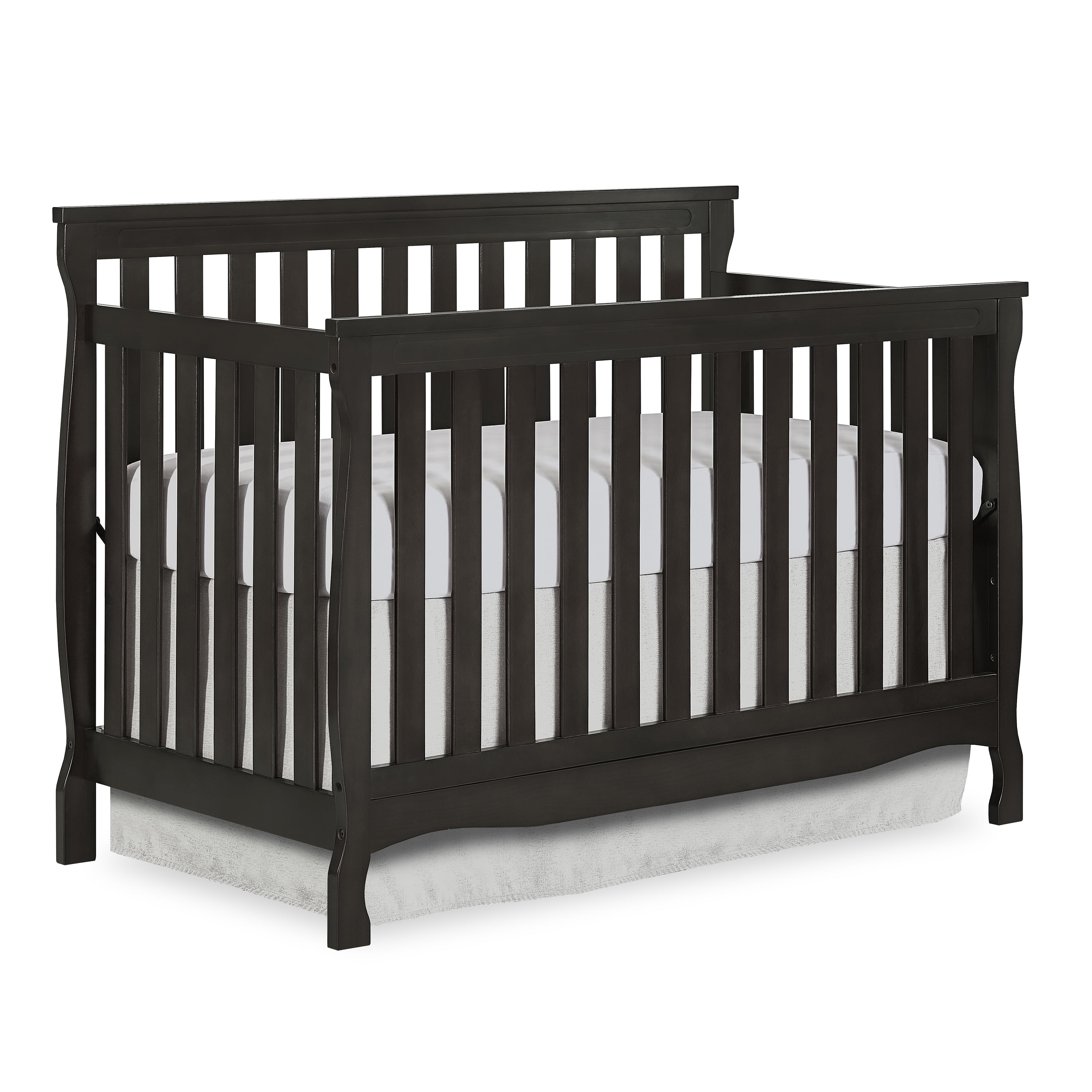 Dream On Me Keyport 5 In 1 Convertible Crib Dark Brown Walmart