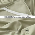 thumbnail image 4 of PiccoCasa Bed Skirt Double Brushed Microfiber with Dust Ruffle, Queen Khaki, 4 of 8
