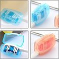 thumbnail image 4 of Funda de cepillo de dientes portátil de 10 piezas, cubierta protectora de cabezal de cepillo de dientes compatible con viaje Afortunado Sencillez, 4 of 4