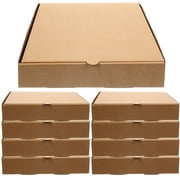 10 Pcs Thickened Blank Kraft Paper Pizza Box Boxes & Savers Restaurant Supply for Cookies Mini