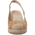 thumbnail image 3 of Cole Haan Womens Cloudfeel Espadrille Wedge Slingback 80 mm, Cork/Natural Linen, 7, 3 of 5