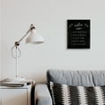 thumbnail image 2 of Stupell Industries Sister Facts Family Phrases Distressed Black Pattern Inspirational Painting Black Framed Art Print Wall Art, 11 x 14, 2 of 8