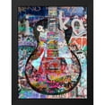 thumbnail image 2 of Stephen Chambers 19x24 Black Modern Wood Framed Wall Art Titled - Graffiti Les Paul, 2 of 6