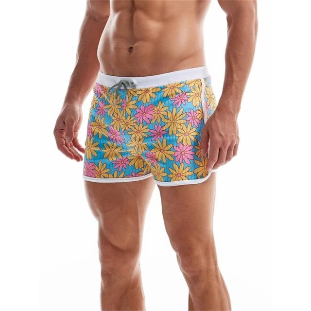 Pantalones cortos de natación para hombre, bañadores con estampado de extremo 3D, secado rápido, ropa de calle para playa, novedad de verano Fivean unisex