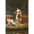 thumbnail image 2 of Edmund Blair Leighton 13x18 Black Ornate Wood Framed Double Matted Museum Art Print Titled - The Elopement (1893), 2 of 5