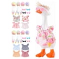 thumbnail image 7 of 4 Pcs Desk Goose Outfits,7 Inch Desk Goose Clothes Accessories Include Clothes Hat & Tote Accessories Four of Each,12 Pieces of Accessories Match Freely, 7 of 7