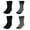 Gray Blue Stripe/Black, variant on Thermal Socks For Men, Heat Trapping Thick Thermal Insulated Winter Crew Socks, 2 Pack