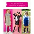 thumbnail image 5 of MeMoi Dazzling Hearts Cotton Blend Knee High Socks - Girls - Female, 4, Denim, 5 of 7