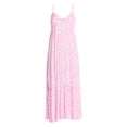 thumbnail image 4 of No Boundaries Sleeveless Tiered Maxi Dress, Women's XXS-XXL, 4 of 4