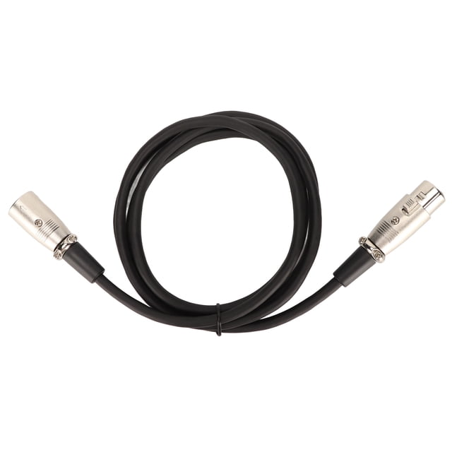 Cable XLR macho a hembra de 3 pines, sin pérdidas, silencioso, sonido HiFi, cable de sonido XLR para micrófono, altavoz, mezclador, 4,9 pies
