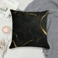 thumbnail image 5 of Black White And Gold Marble Pillow Covers,Black White And Gold Marble Throw Pillow Covers 20"×20" ,Living Room Sofa Couch Pillow Covers,Decorative Pillow Covers, 5 of 7