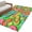 Emerald Green, variant on Watercolor Flip Flop Area Rugs 2.7'x5', Washable Small Throw Rugs for Kitchen Bedroom, Ocean Beach Slippers Summer Indoor Outdoor Rug Non-Slip Low Pile Carpet Runner Reversible Floor Mats