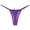 Purple, variant on Women's Micro Thong String Breakaway Adjustable Very Low Rise