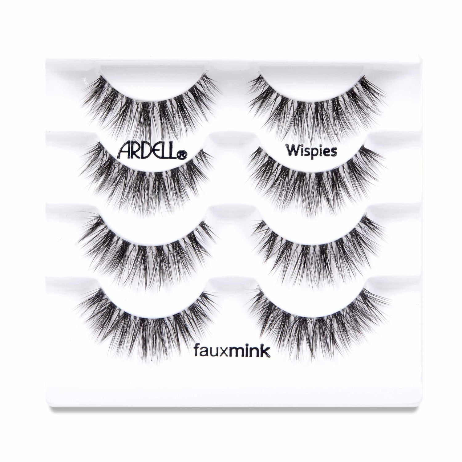 Ardell False Lashes Faux Mink Wispies - 4 Pairs, Ardell Wispies 4 Pairs