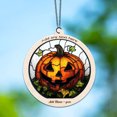 thumbnail image 6 of Jack O Lantern Stained Glass Suncatcher Ornament – Ornament Gift for Family, Friends, Men & Women, Christmas 2025 Keepsake, 6 of 6