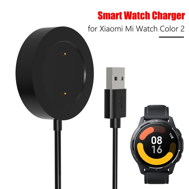 Cargador Smartwatch Adaptador de Carga para Xiaomi Mi Watch Color 2 (A Negro)