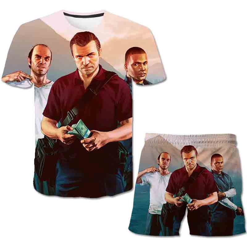 Grand Way Ropa 2023 nuevos conjuntos de ropa Grand Theft Auto para niños y niñas ...