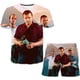 thumbnail image 1 of Traje de moda para niño, conjunto de ropa informal de verano, Top corto, 2 uds., conjunto de ropa para bebé, juego Grand Theft Auto, GTA 5, trajes para niños, ropa 10T Gao Jinjia LED, 1 of 2