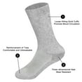 thumbnail image 2 of ELUTONG Mens Diabetic Socks 6 Pairs Extra Wide Loose Socks for Swollen Feet US 5-11, 2 of 5