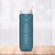 thumbnail image 1 of Botella de agua plegable de 600ML, botella de bebida portátil, jarra de Fitness para gimnasio libre de BPA FLhrweasw Nuevo, 1 of 7