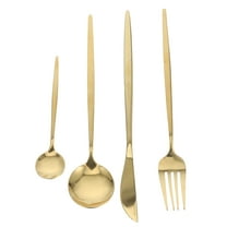 GOOHOCHY Golden Stainless Steel Kitchen Utensils Set for Food Use Elegant and Design 1 Set