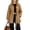Camel, variant on Oversized Mid Long Trench Coats for Women Plaid Lined Button Up Windbreaker Jacket with Belt