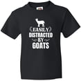 thumbnail image 3 of Inktastic Easily Distracted by Goats Youth T-Shirt, 3 of 5