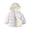 Light Gray, variant on AJZIOJIRO Boys Girls Zipper down Jacket & Outerwear,1-7 Years Infant Bear Ears Hooded down Jacket Coat
