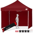 thumbnail image 5 of ABCCANOPY 10 ft x 10 ft Metal Pop-Up Commercial Canopy Tent with walls, Burgundy, 5 of 8