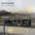 thumbnail image 2 of Camionero CB Radio Retevis MB2 de 40 canales AM/FM de largo alcance, 2 of 9