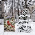 thumbnail image 2 of Rdsfhsp Welcome Winter Decorative Cardinal Small Garden Flag, Red Bird Garden Flag Decor for House Yard Outside, Christmas Seasonal Farmhouse Home Decorations Double Sided 12x18, 2 of 5