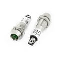 thumbnail image 2 of Unique Bargains 5Pcs /DC 24V Green  Metal Indicator Pilot Dash Light Signal Lamp, 2 of 2